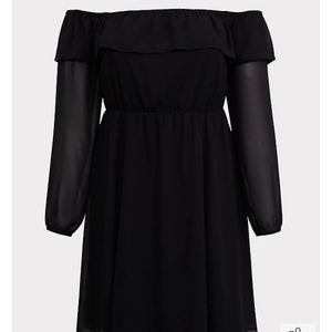 Torrid Chiffon Skater Dress